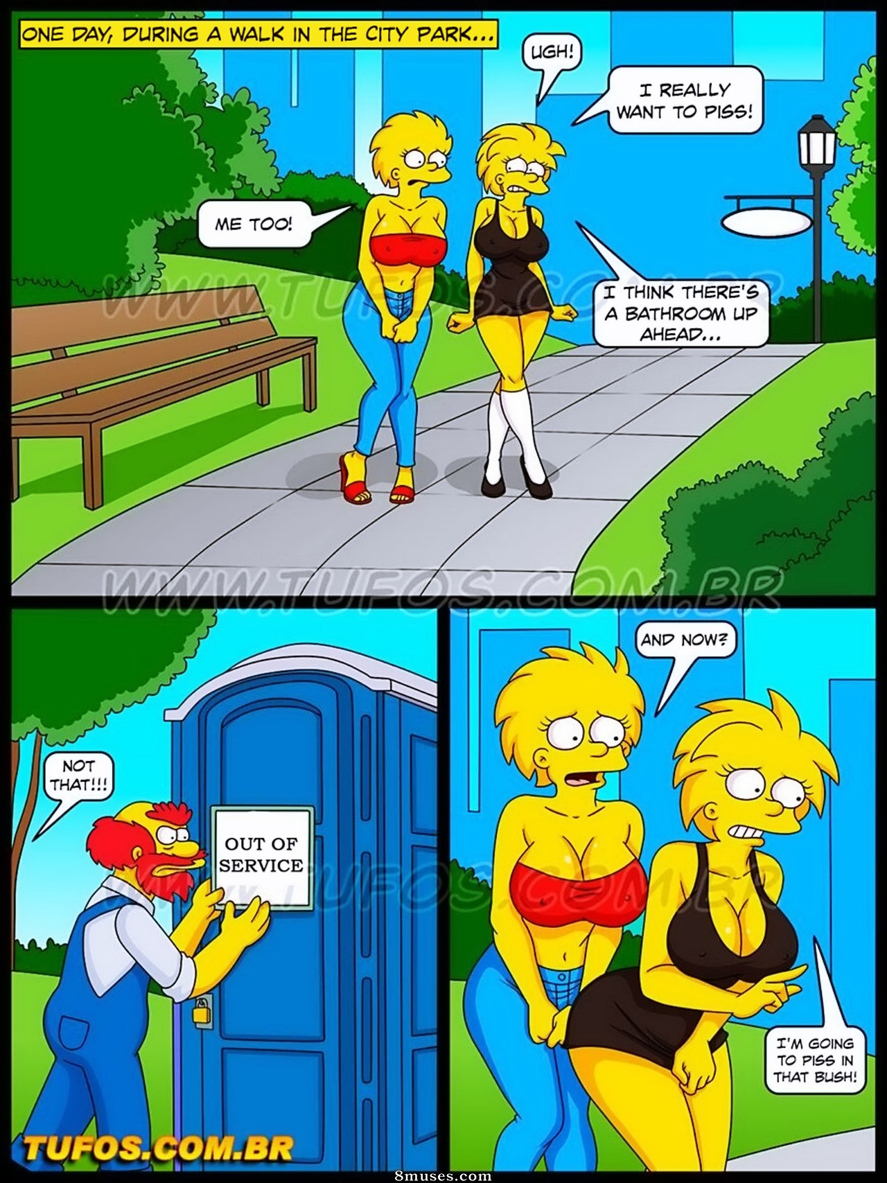 Los Simptoons - Inglés - Número 31 - Ataque obsceno a la modestia - Página 2