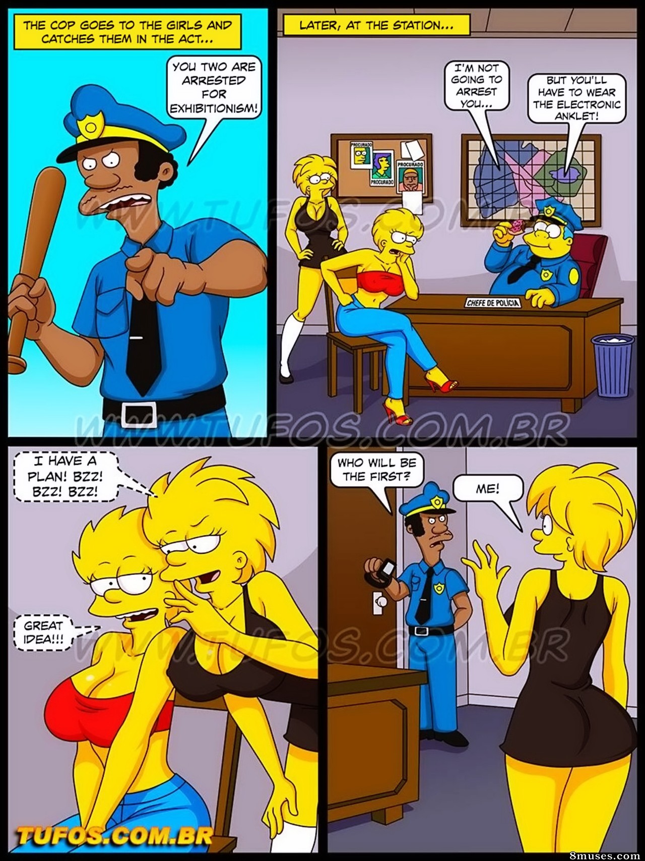 Los Simptoons - Inglés - Número 31 - Ataque obsceno a la modestia - Página 4