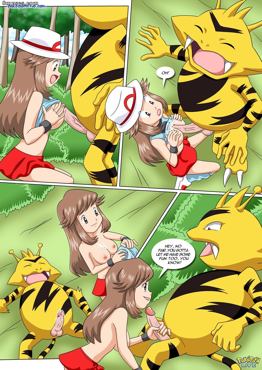 PokepornLive Comics - Leafs Safari Adventure - Page 9