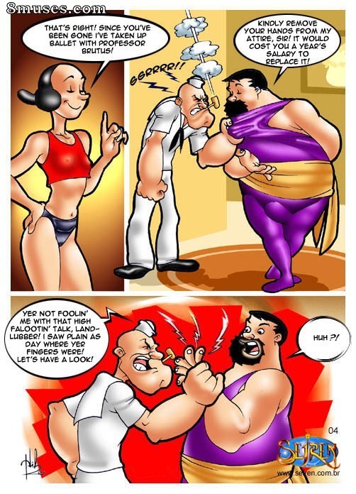 Seiren.com.br Comics - Popeye - O instrutor de dança - Página 5