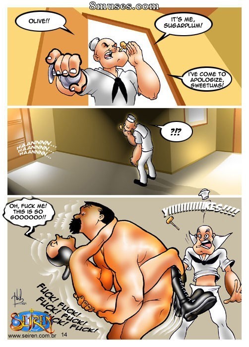 Seiren.com.br Comics - Popeye - El instructor de baile - Página 15