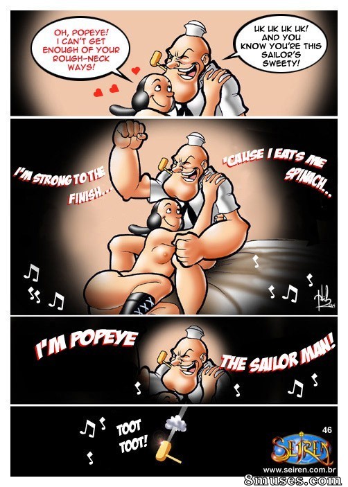 Seiren.com.br Comics - Popeye - O instrutor de dança - Página 47