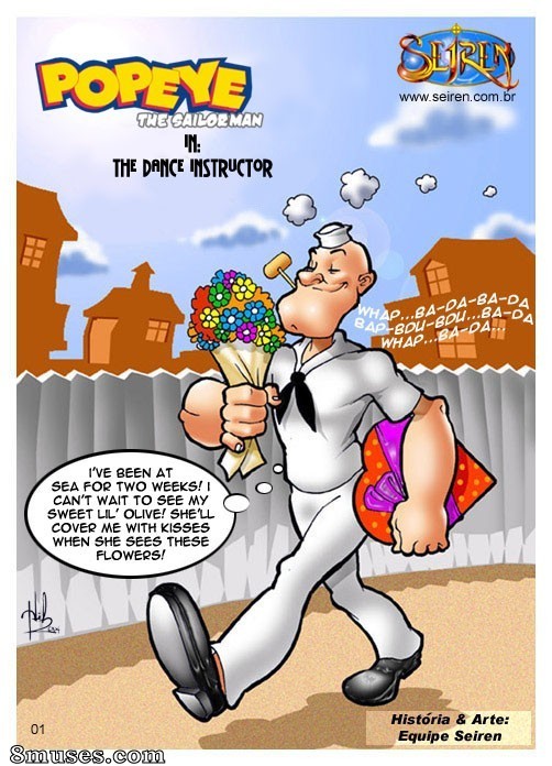 Seiren.com.br Comics - Popeye - El instructor de baile - Página 2
