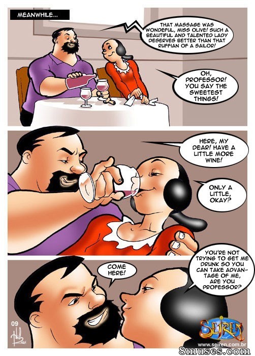 Seiren.com.br Comics - Popeye - O instrutor de dança - Página 10