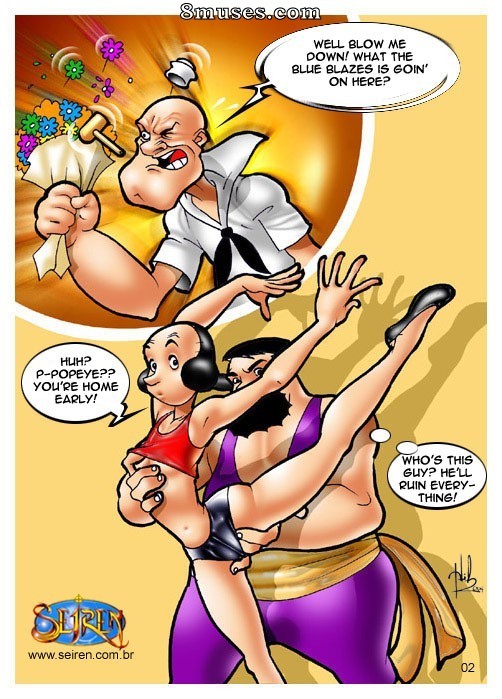Seiren.com.br Comics - Popeye - O instrutor de dança - Página 3