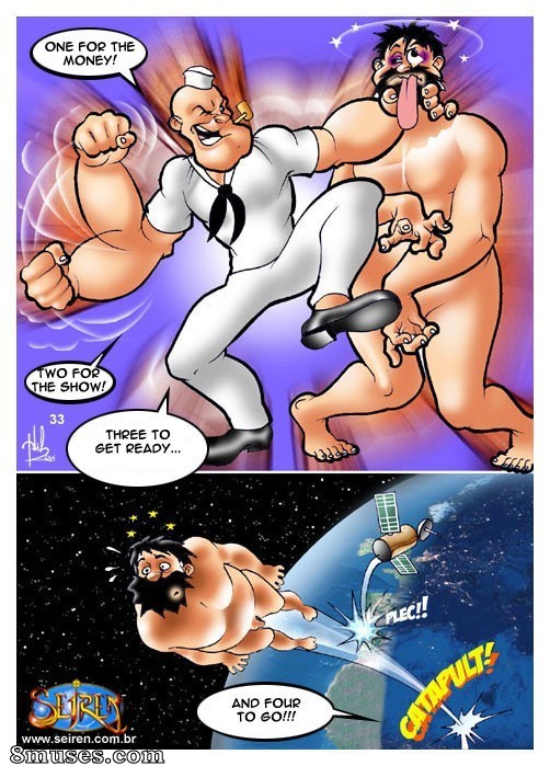 Seiren.com.br Comics - Popeye - El instructor de baile - Página 34