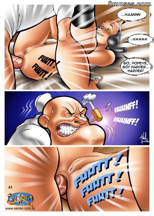 Seiren.com.br Comics - Popeye - O instrutor de dança - Página 42