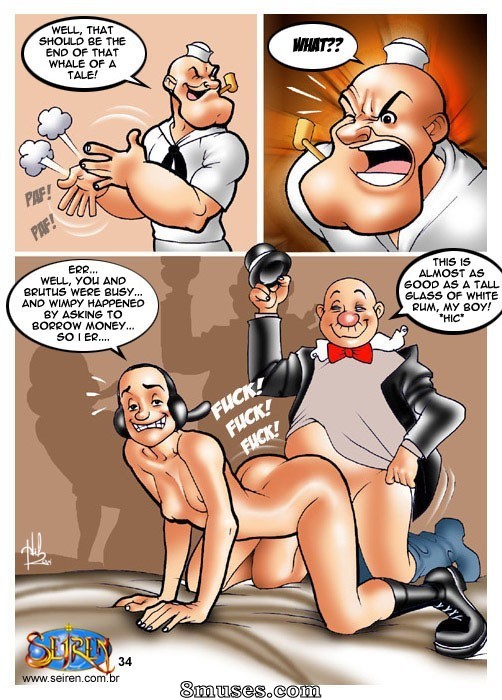 Seiren.com.br Comics - Popeye - O instrutor de dança - Página 35
