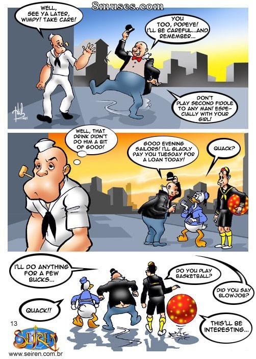 Seiren.com.br Comics - Popeye - O instrutor de dança - Página 14