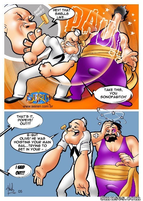 Seiren.com.br Comics - Popeye - O instrutor de dança - Página 6