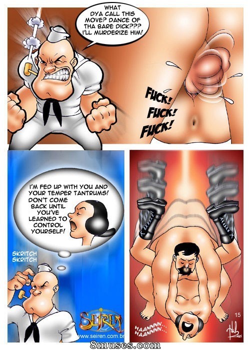 Seiren.com.br Comics - Popeye - O instrutor de dança - Página 16
