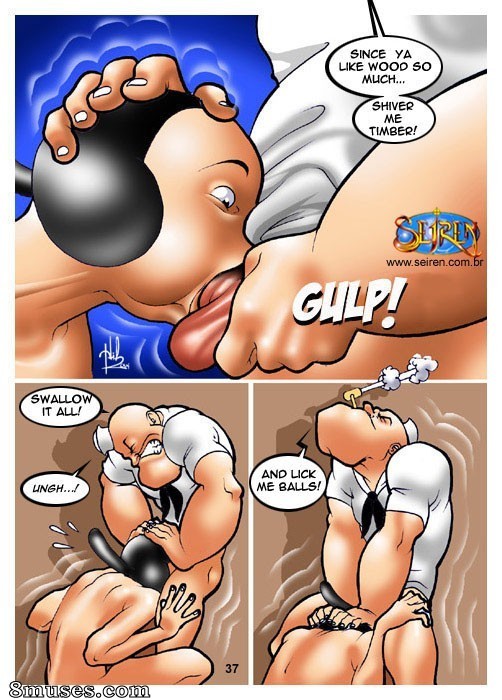 Seiren.com.br Comics - Popeye - El instructor de baile - Página 38