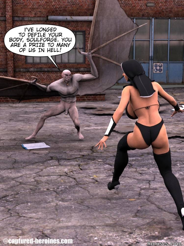 Captured-Heroines Comics - Hermana Almaforja - Página 12
