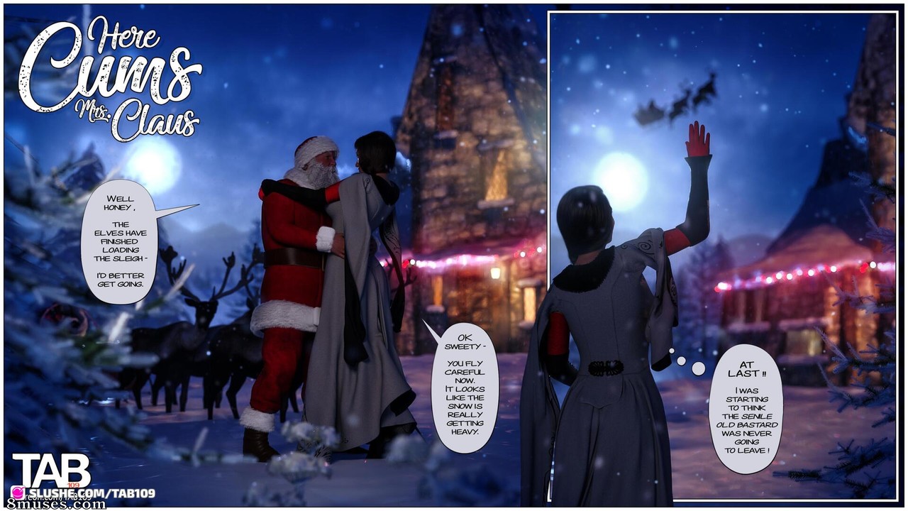 Tab109 - Here Cums Mrs Claus - Page 1