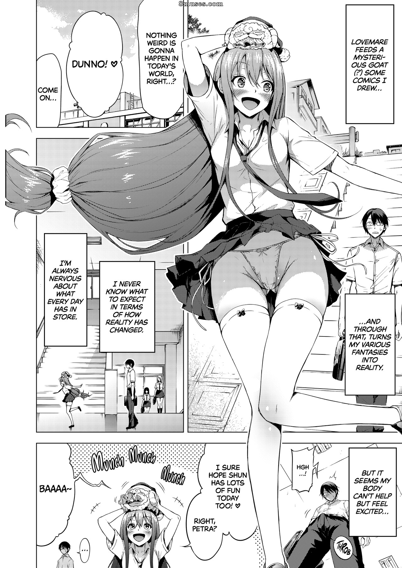 Page 3 Fakku-Comics/Akatsukiya-Akatsuki-Myuuto/Lovemare-EXTRA-1-Falling-Dick-First-Into-Pussy- Accidental-Creampie-World 8muses