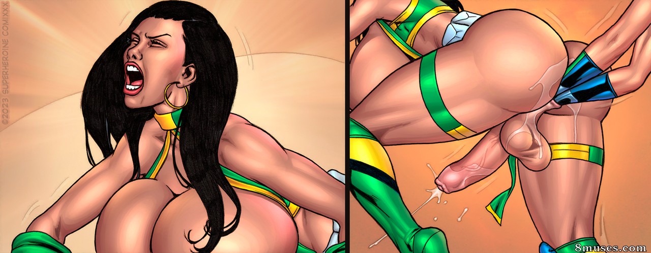 SuperHeroineComixxx - Kyla Blaze - She-Males Wargasm - Page 1