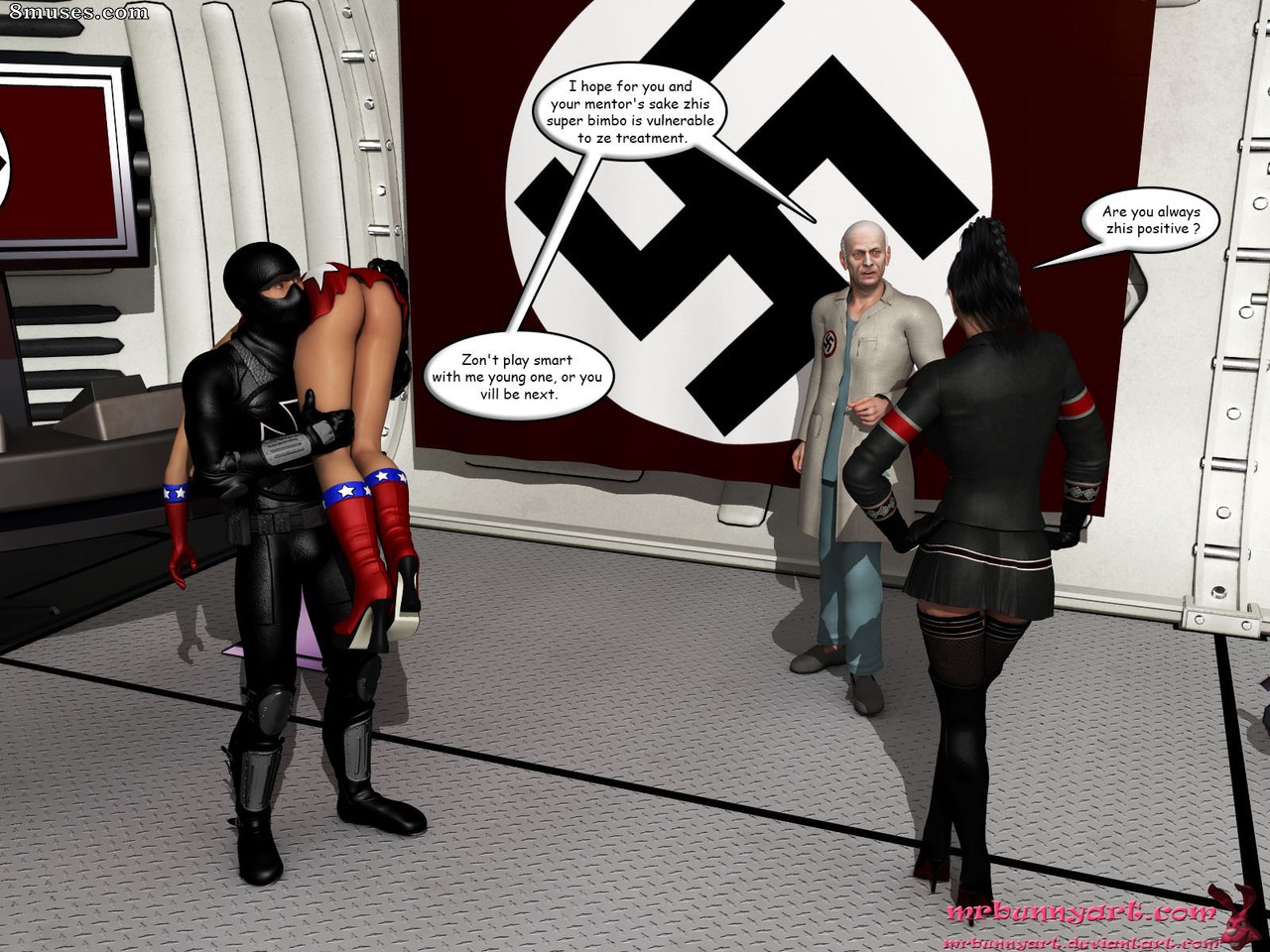 MrBunny Comics - Patriotica vs A Sindicato das Sombras - Página 109