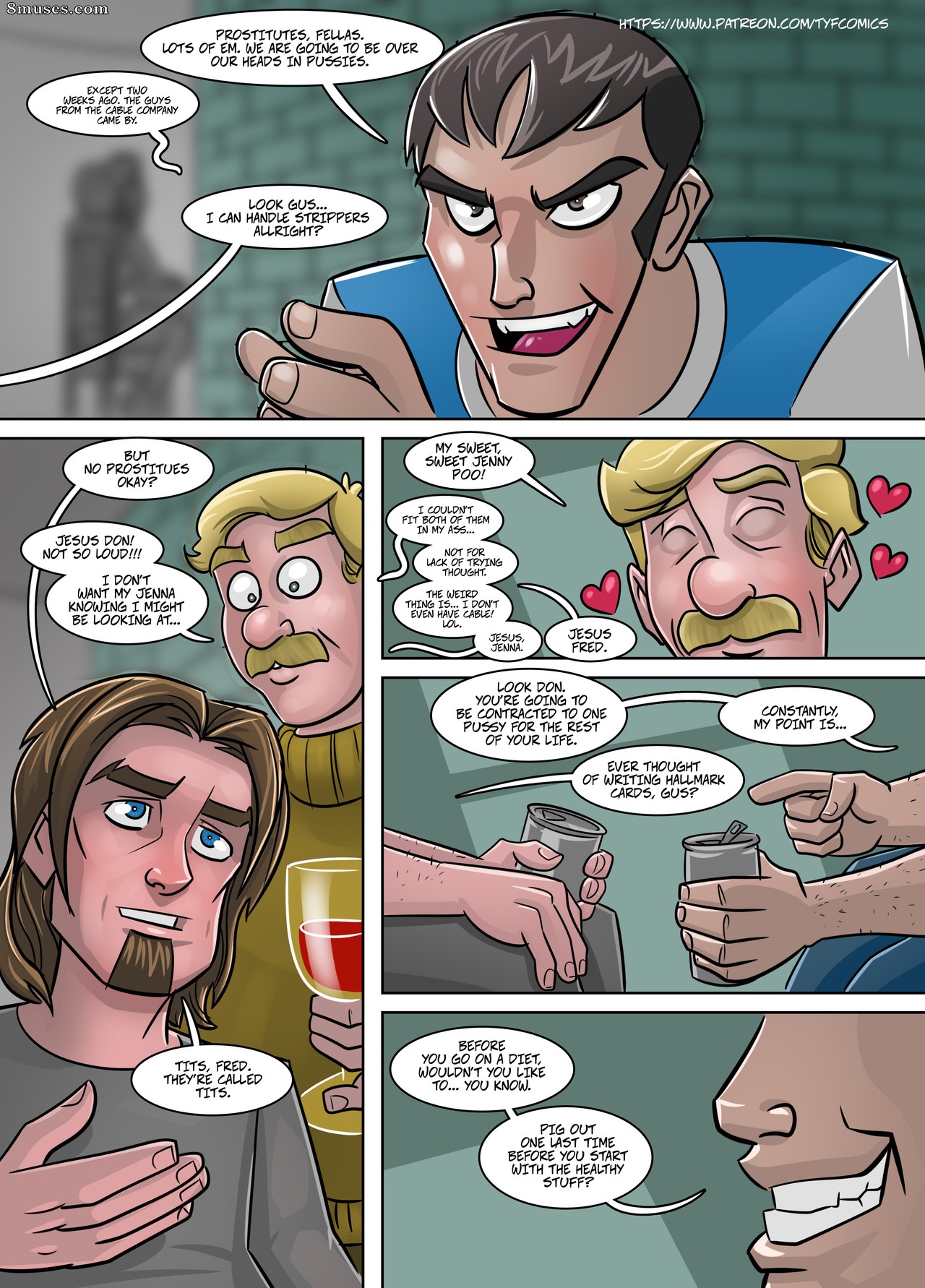 John North Comics - Busty Bachelor Babes - Page 7
