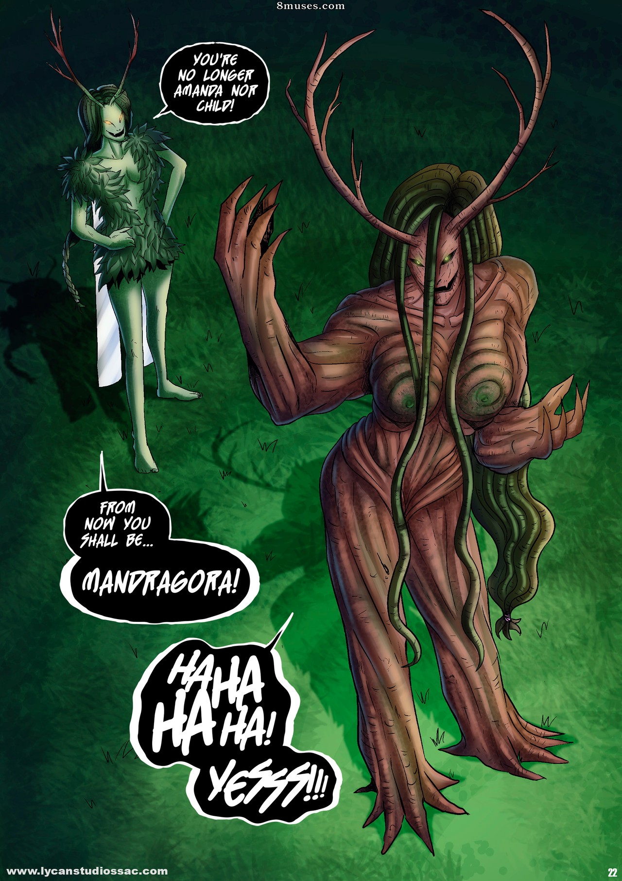 Locofuria Comics - 100 Ways to Become a Monster 25 - Mandragora the Girl and The Fae - Page 25