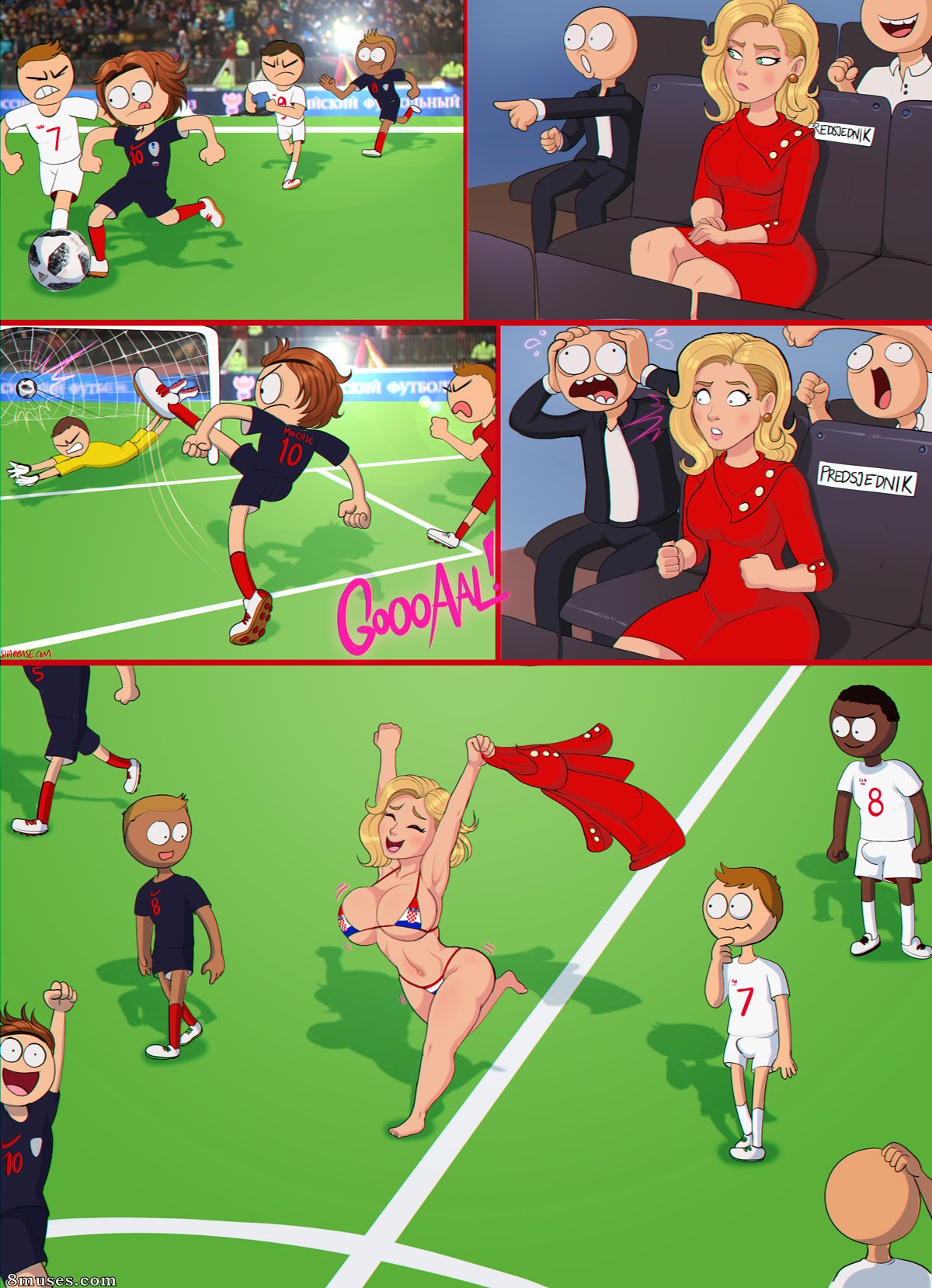ShadBase Comics - Croatie contre Angleterre Coupe du monde - Page 1