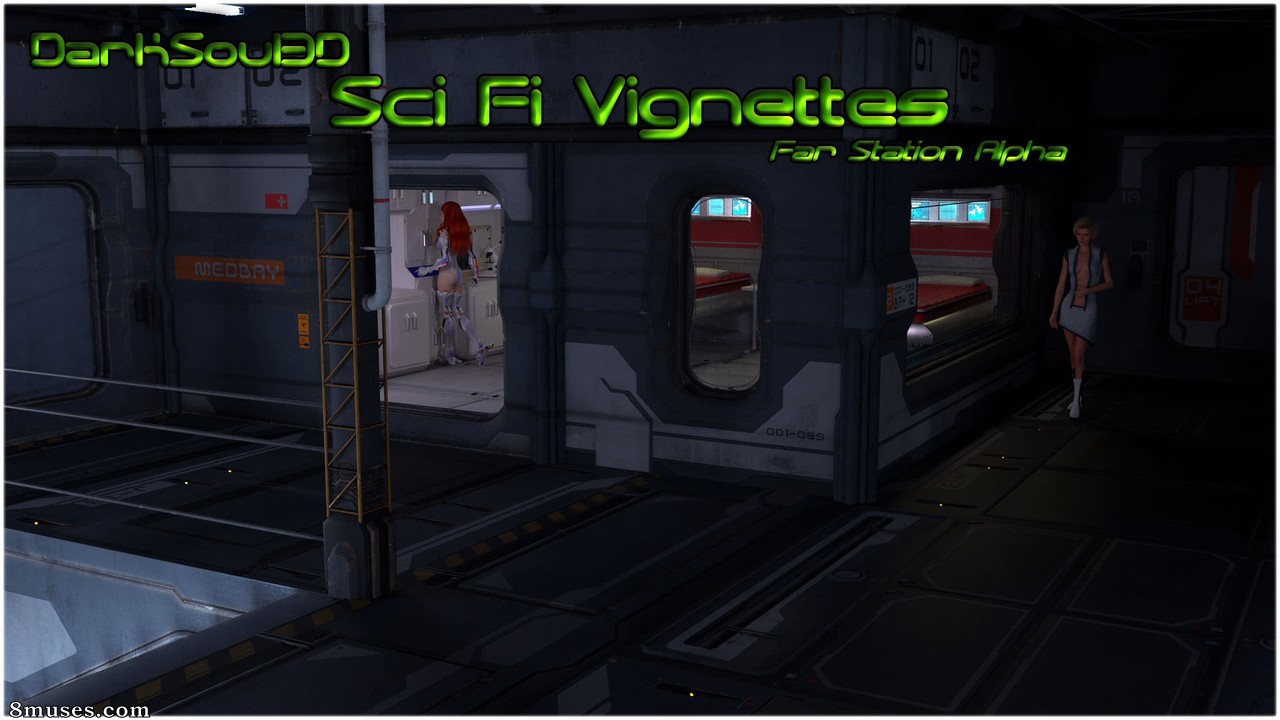 DarkSoul3D Comics - Sci-Fi-Vignettes - Far Station Alpha - Page 1