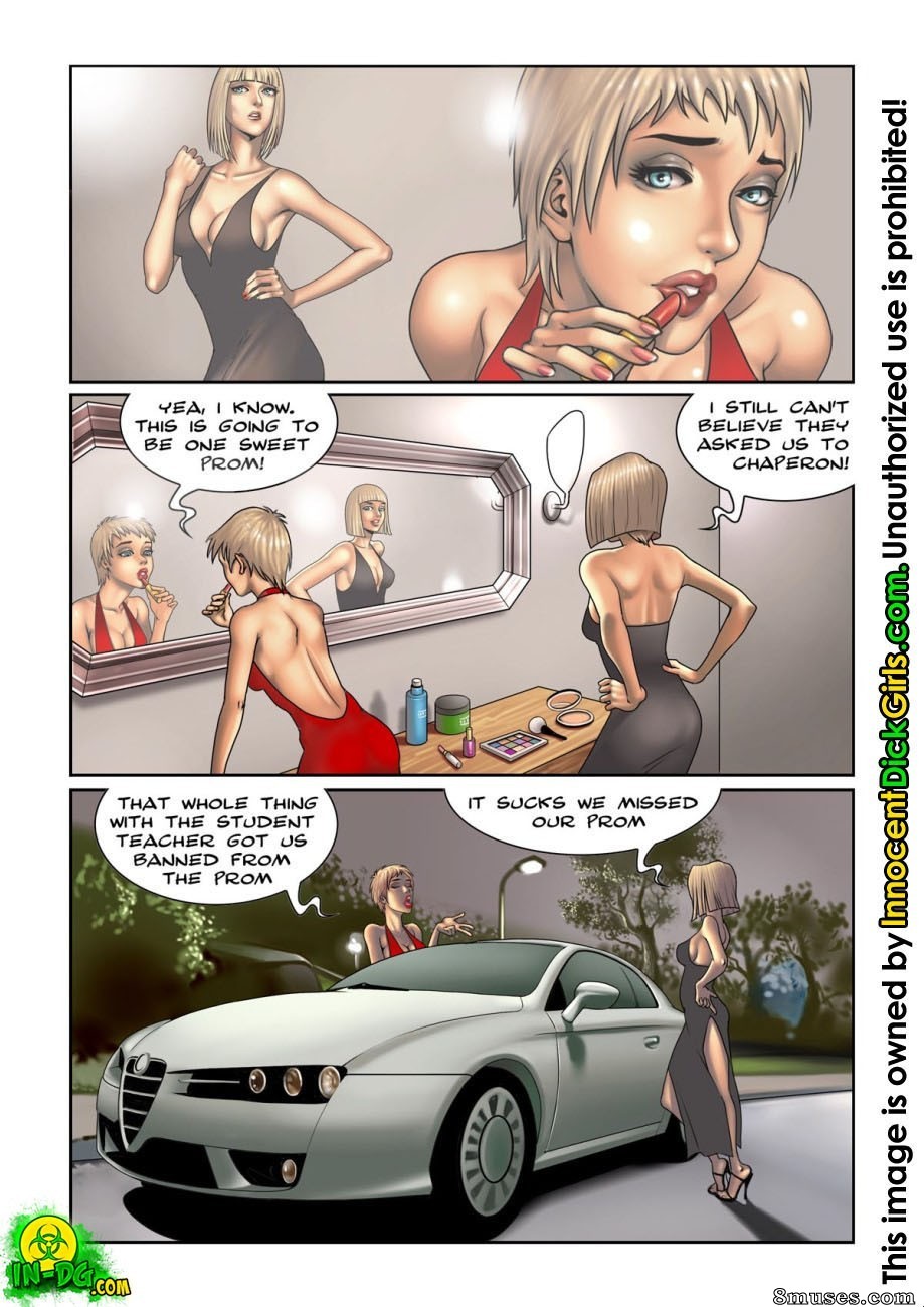 Innocent Dickgirls Comics - The Prom Date - Page 2