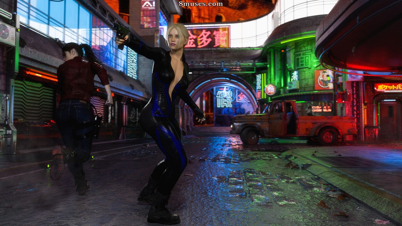 3DZen - Residential Evil XXX - Part 4 - Chaos Streets - Page 13