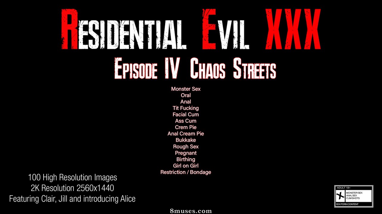 3DZen - Residential Evil XXX - Part 4 - Chaos Streets - Page 1