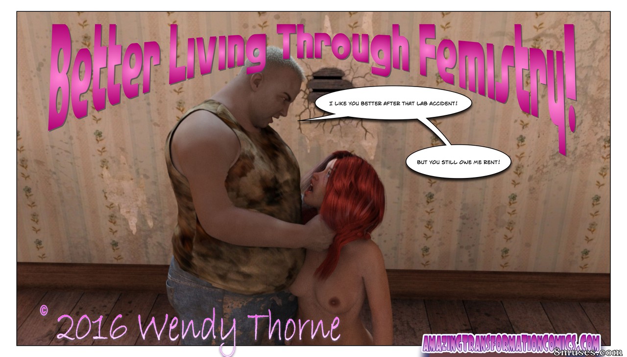 Amazing Transformation Comics - Better Living Through Femistry! - Page 1