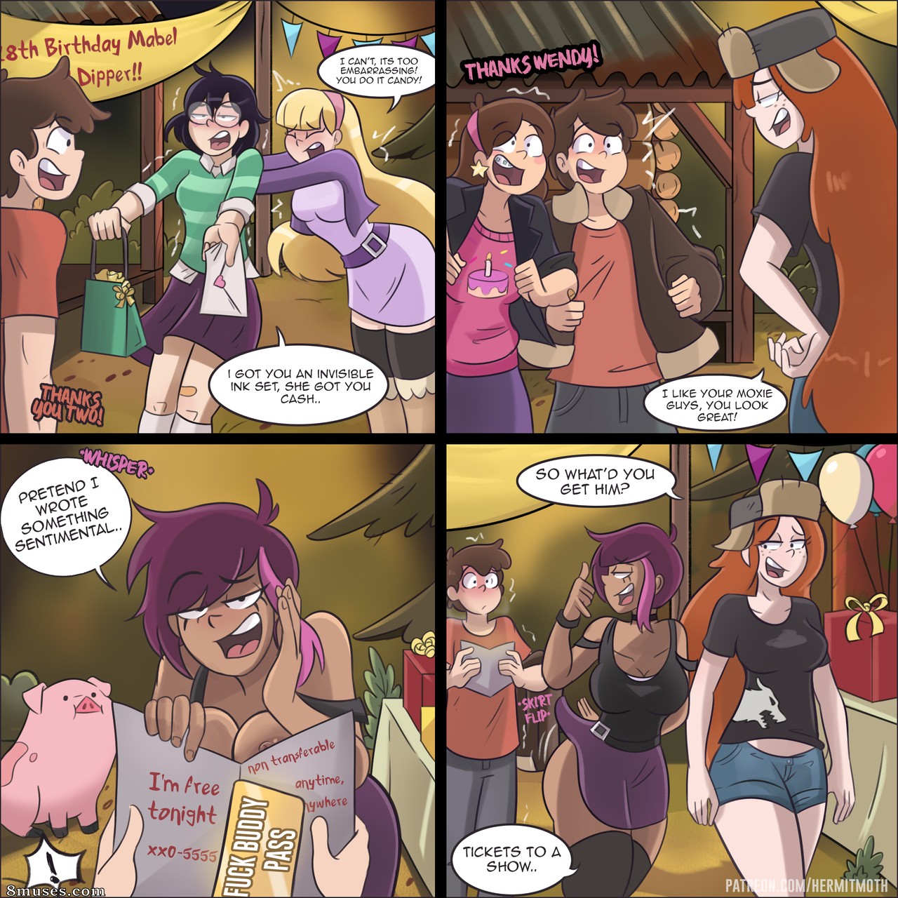 HermitMoth Comics - Dipper come um pedaço de bolo gótico - Página 1