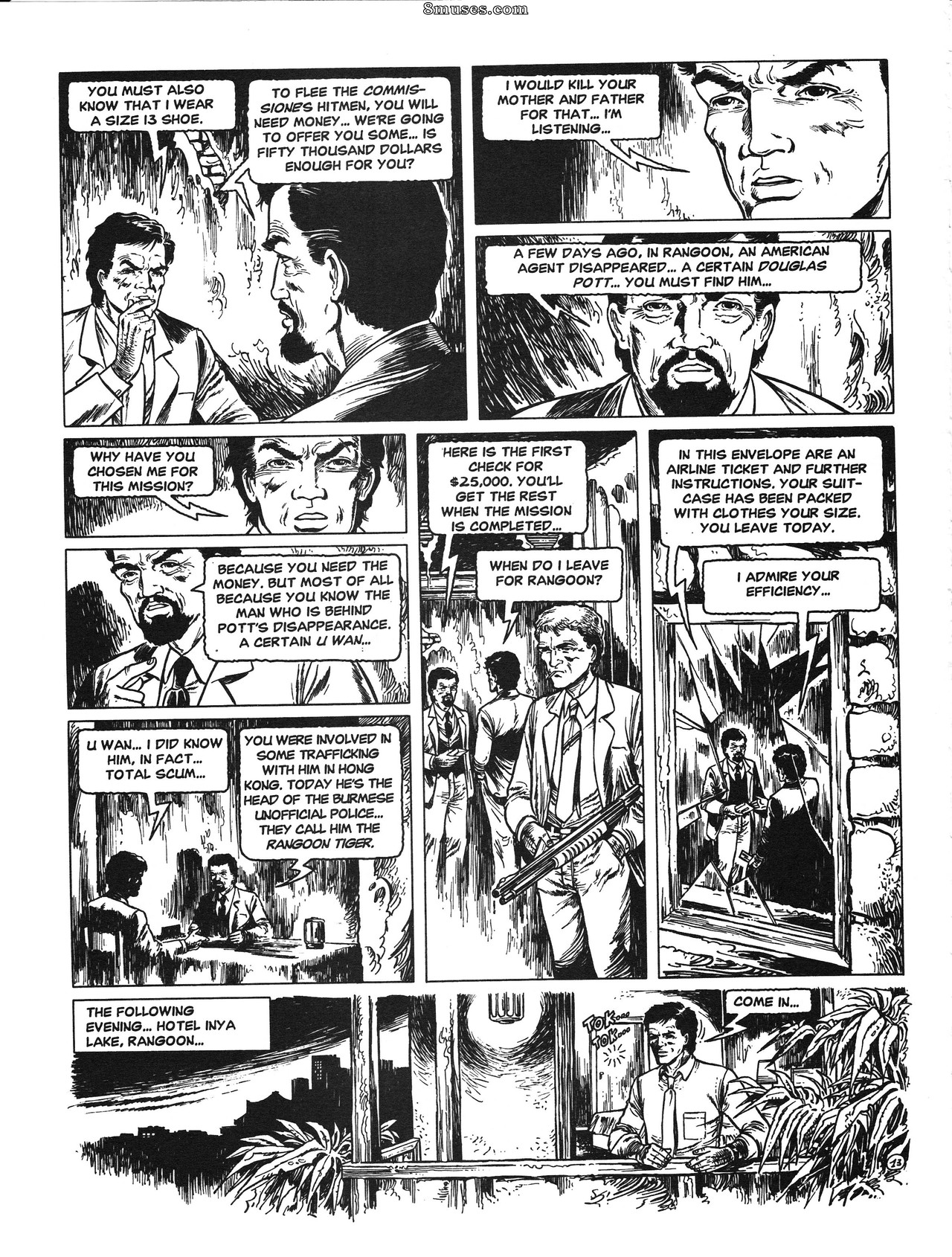 Classic Comics Collection - Noches calientes en Rangún - Página 19
