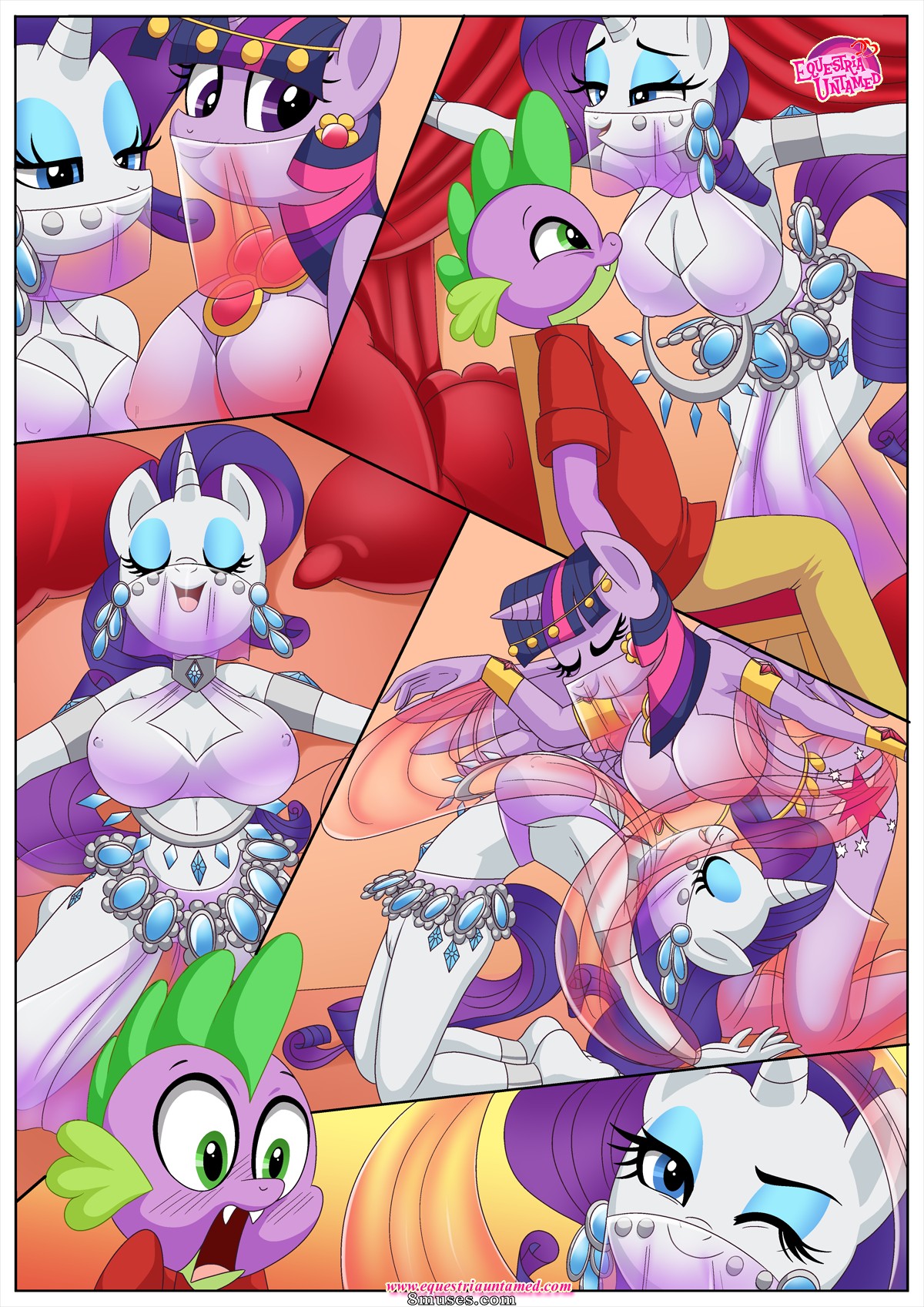 PalComix Comics - The Sultan and His Sirens - Page 12