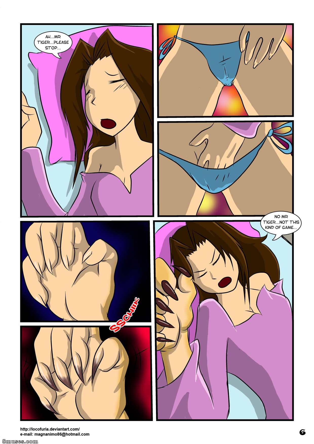Locofuria Comics - Urikos Wet Dreams - Page 9