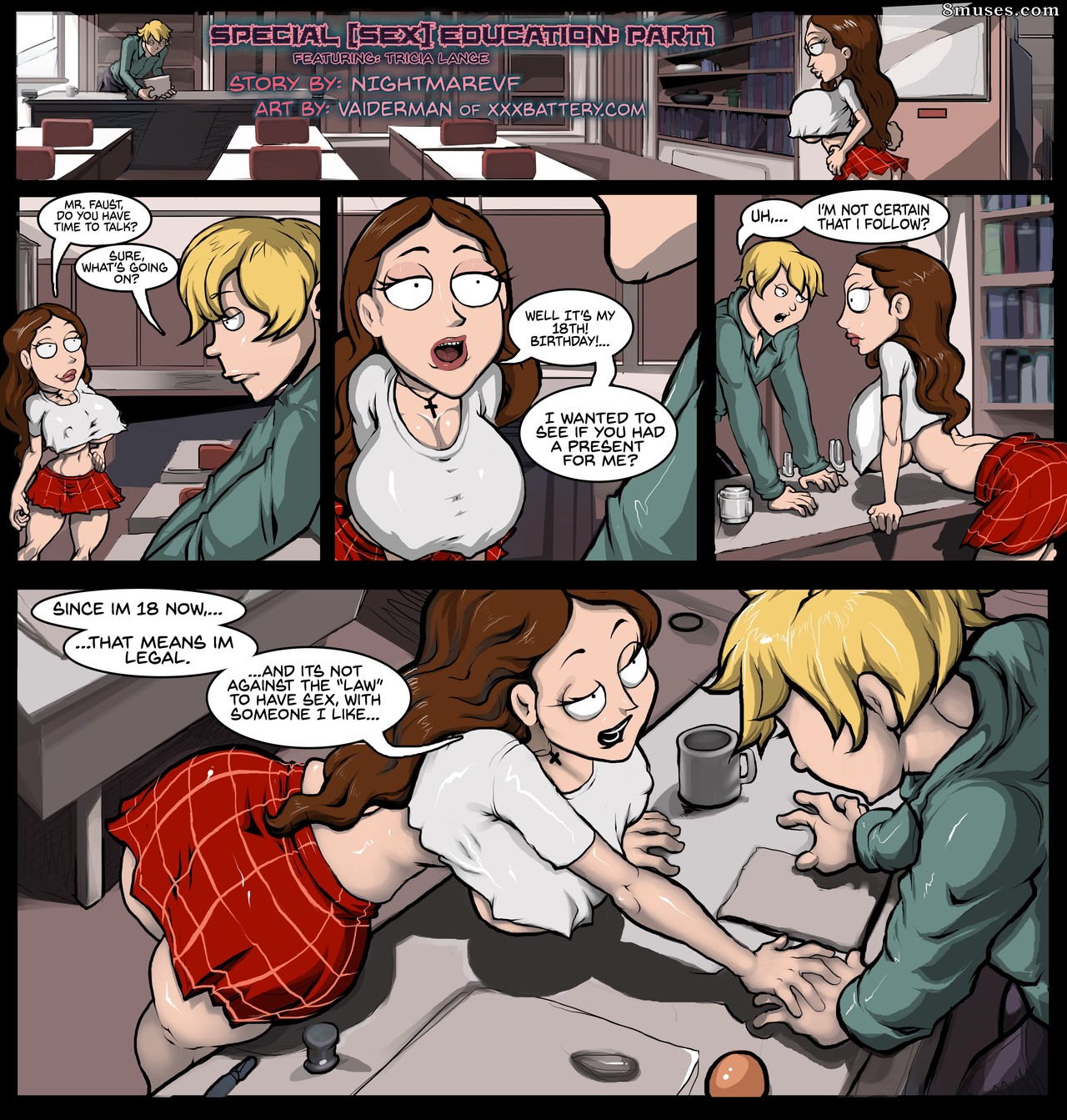 XXXBattery Comics - Educación sexual - Página 2