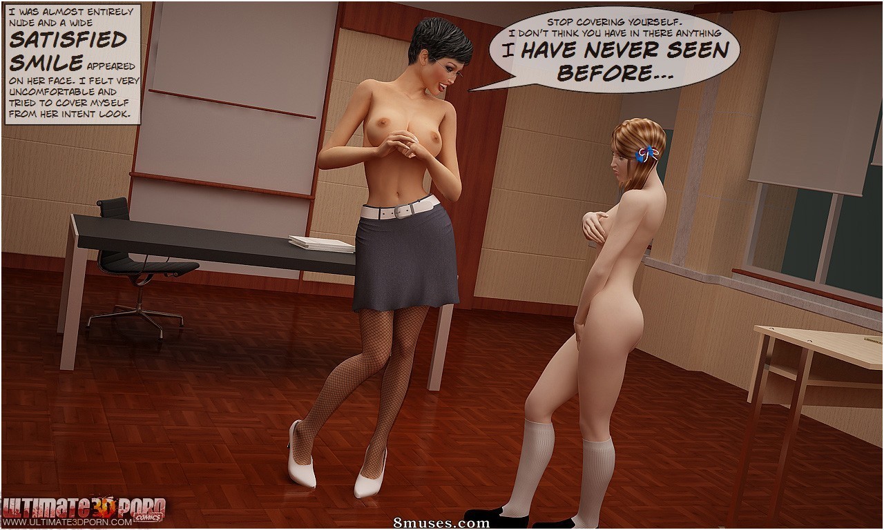 Ultimate3DPorn Comics - The Hotkiss boarding school 2. The Librarian - Page 19