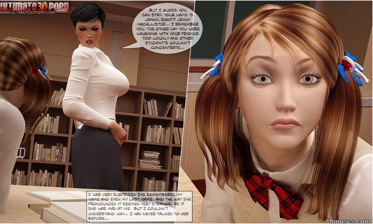 Ultimate3DPorn Comics - Le pensionnat Hotkiss 2. La bibliothécaire - Page 7