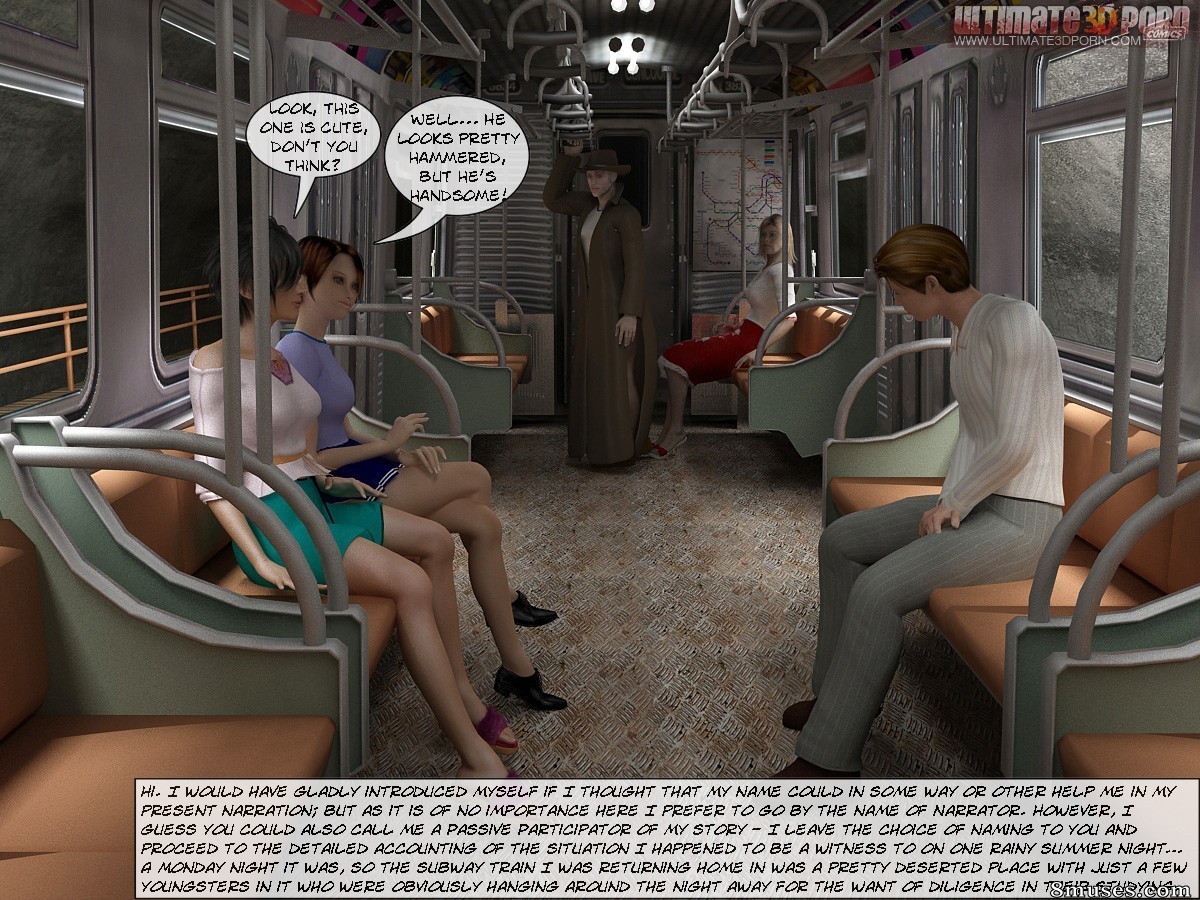 Ultimate3DPorn Comics - Sex In Subway - Page 1