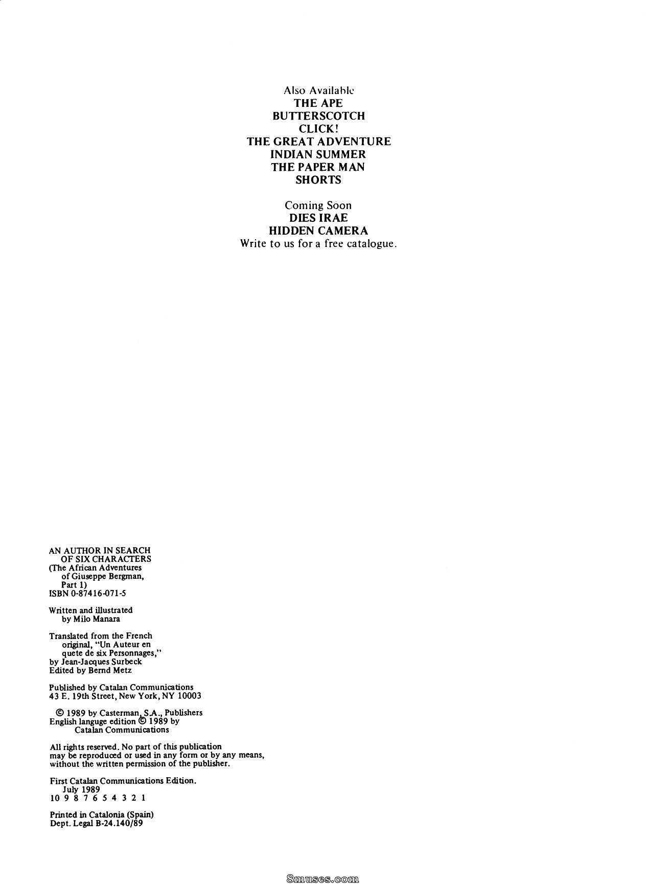 Un auteur en quête de six personnages - Numéro 1 - Page 4