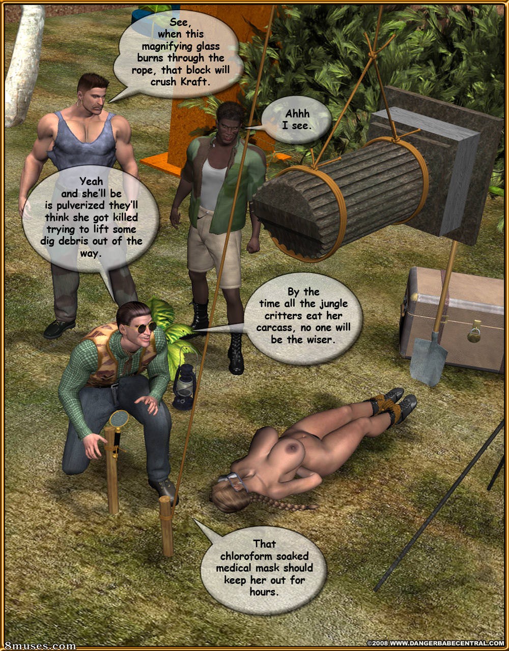 3D - Jungle Tales - Perils of the Lost Treasure - Page 119