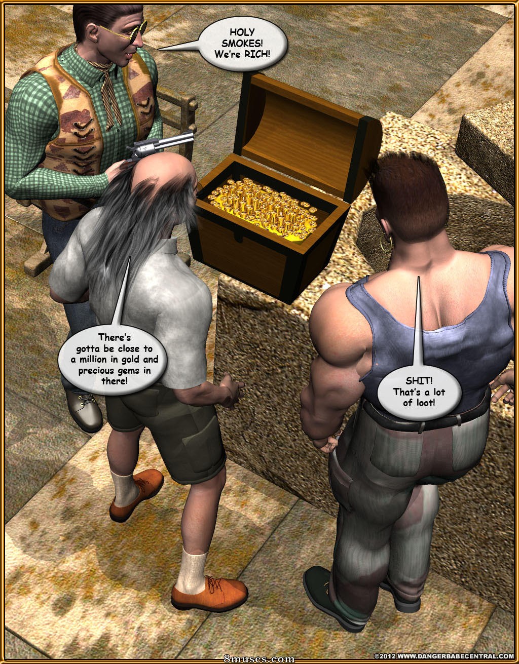 3D - Jungle Tales - Perils of the Lost Treasure - Page 191