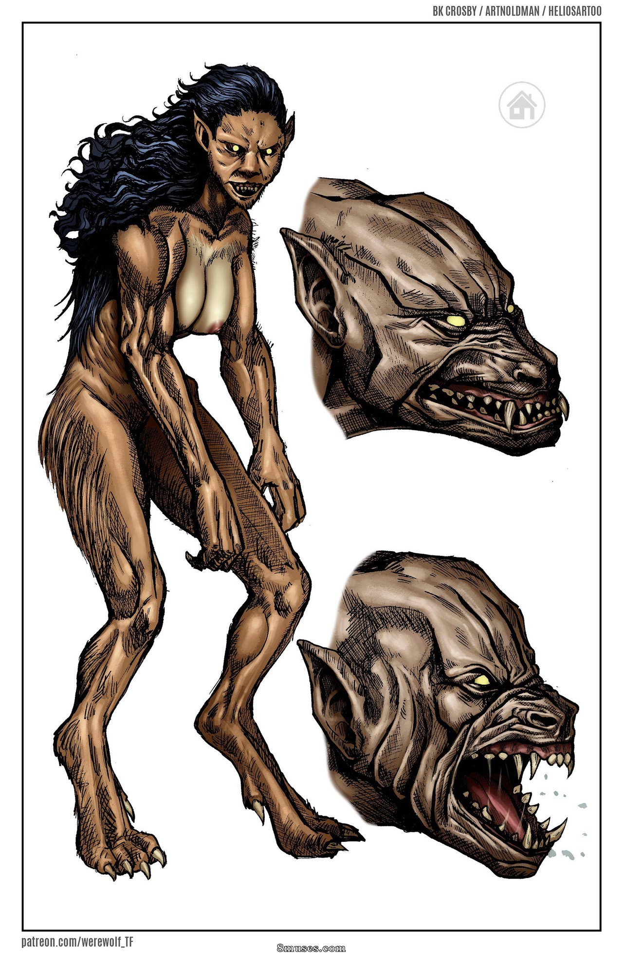 Locofuria Comics - Werewolf Art Book - Page 24