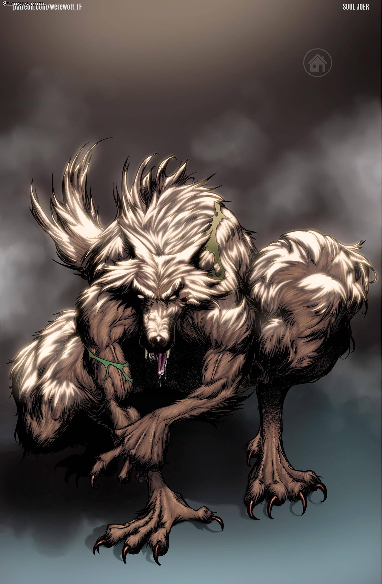Locofuria Comics - Livro de arte de lobisomem - Página 6