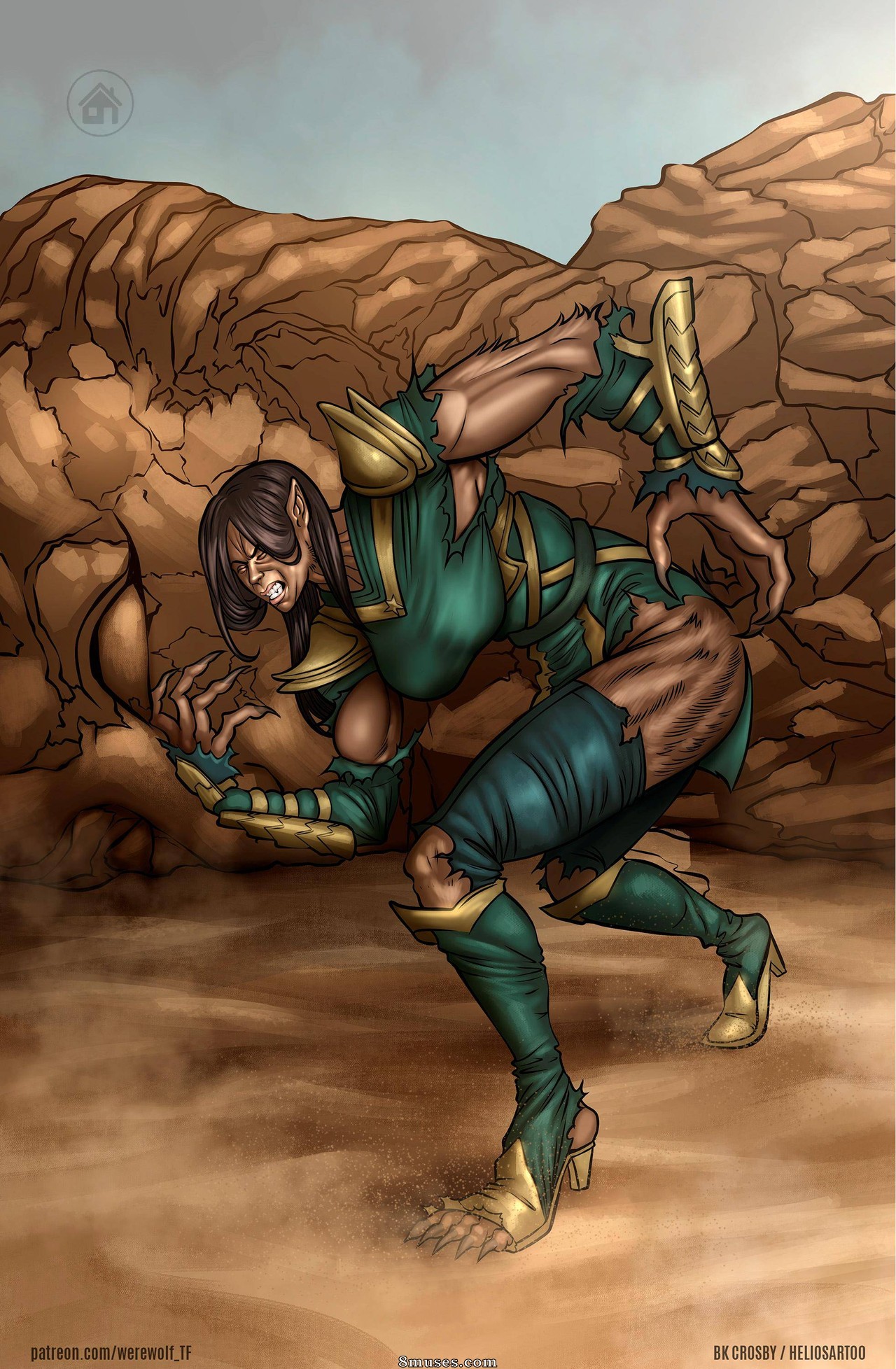 Locofuria Comics - Libro de arte de hombre lobo - Página 33