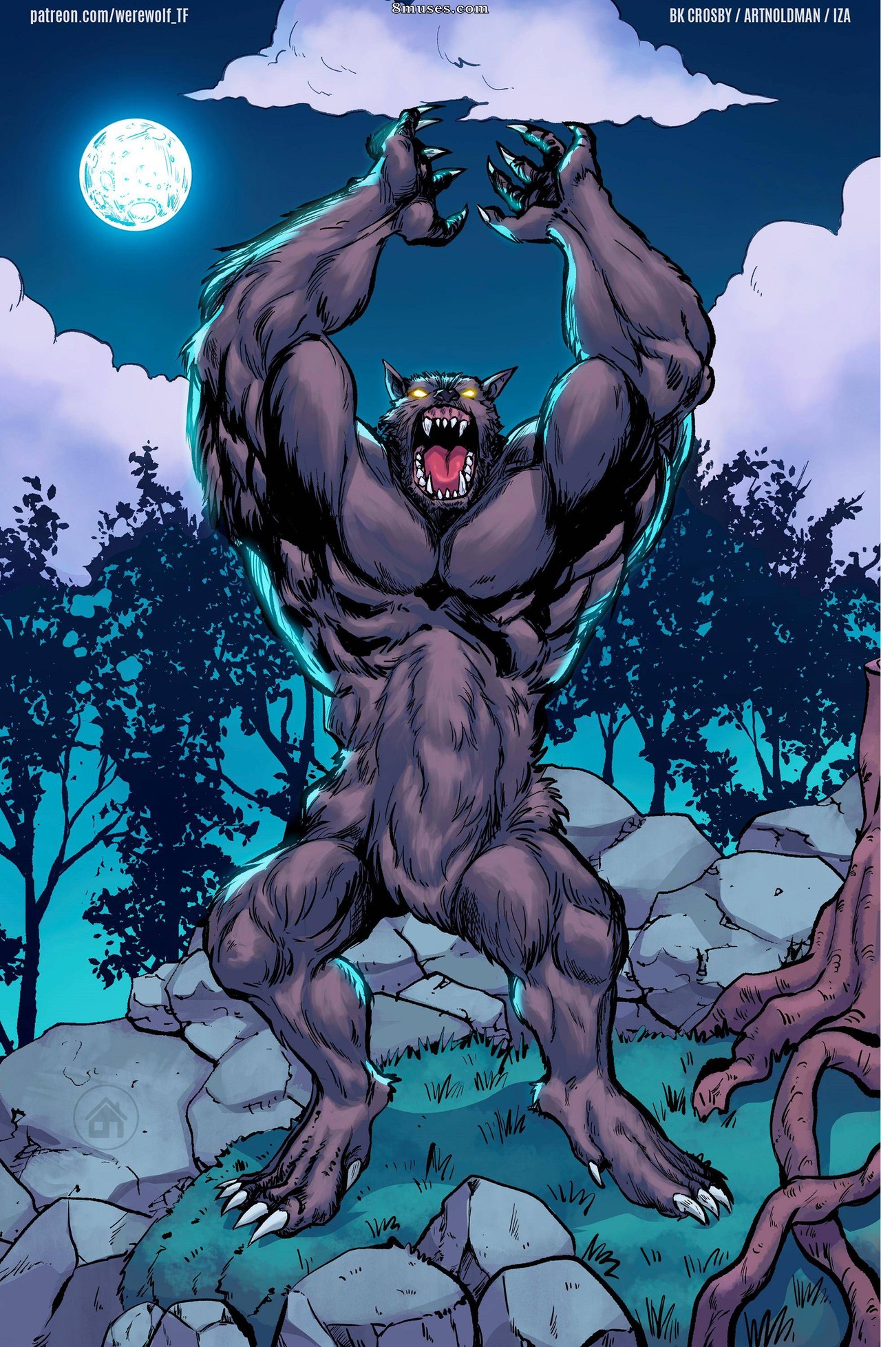 Locofuria Comics - Werewolf Art Book - Page 25