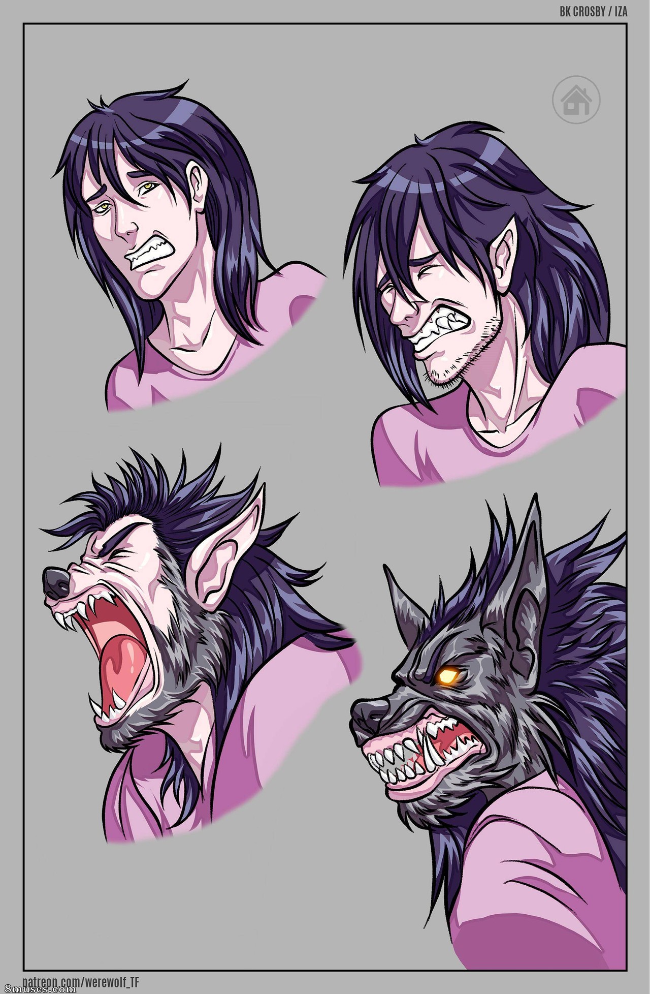 Locofuria Comics - Libro de arte de hombre lobo - Página 23
