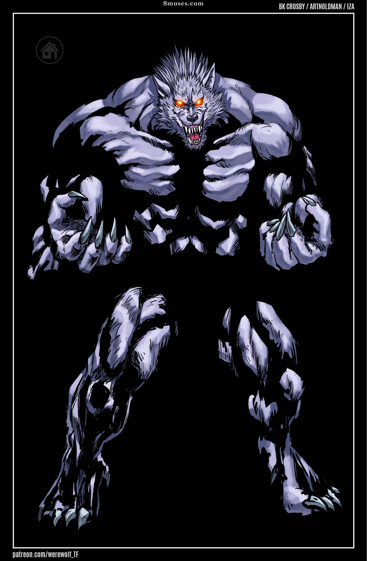 Locofuria Comics - Werewolf Art Book - Page 26