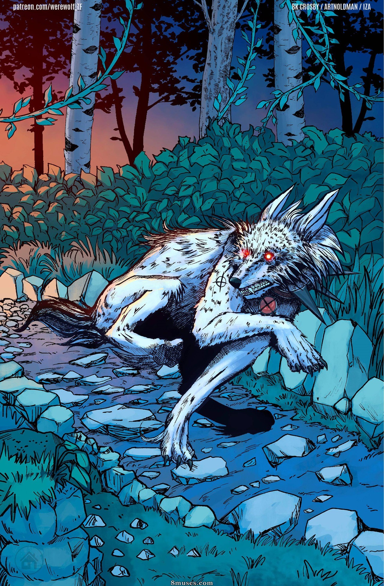 Locofuria Comics - Werewolf Art Book - Page 18