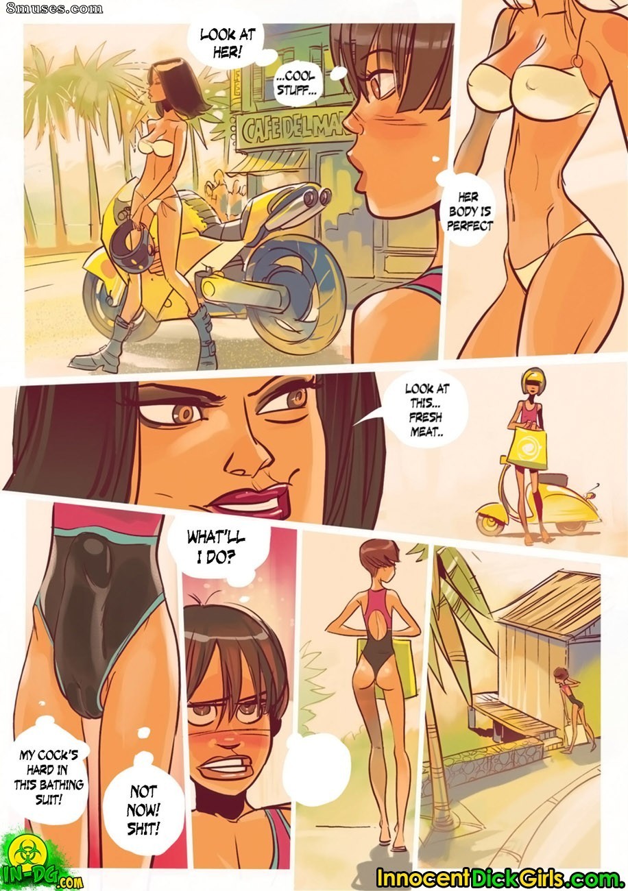 Innocent Dickgirls Comics - Ibiza - Page 3