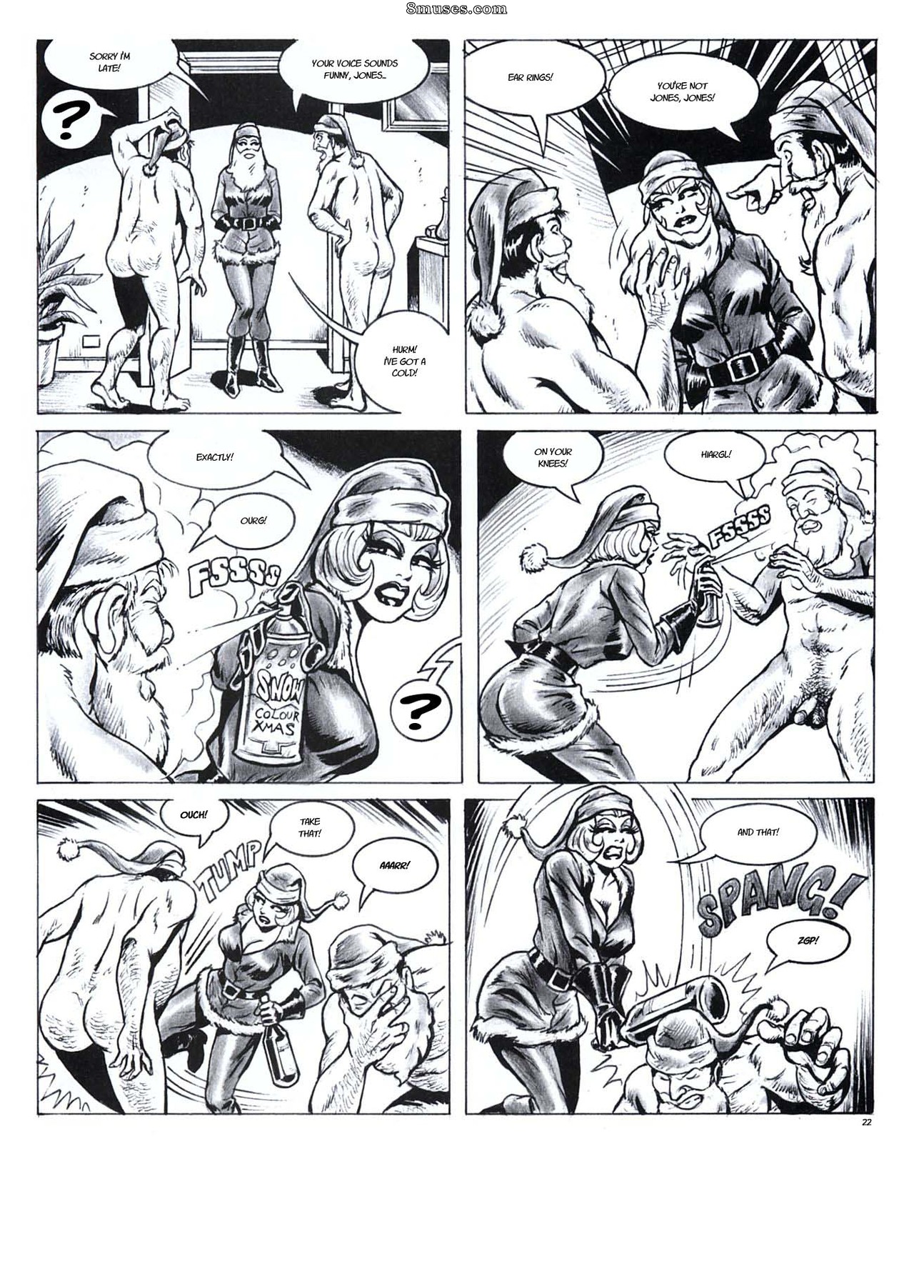 Shocking Stockings Series - Pair of Father Christmases - Page 7