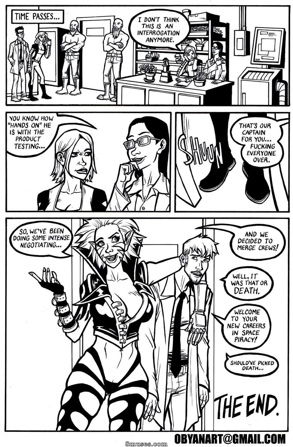Obyan Comics - Black Comet Pirates - Captivated - Page 12
